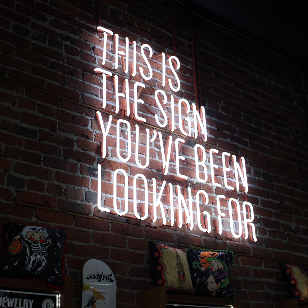 The sign you been waiting for